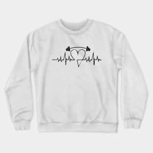 Gym heartbeat Crewneck Sweatshirt